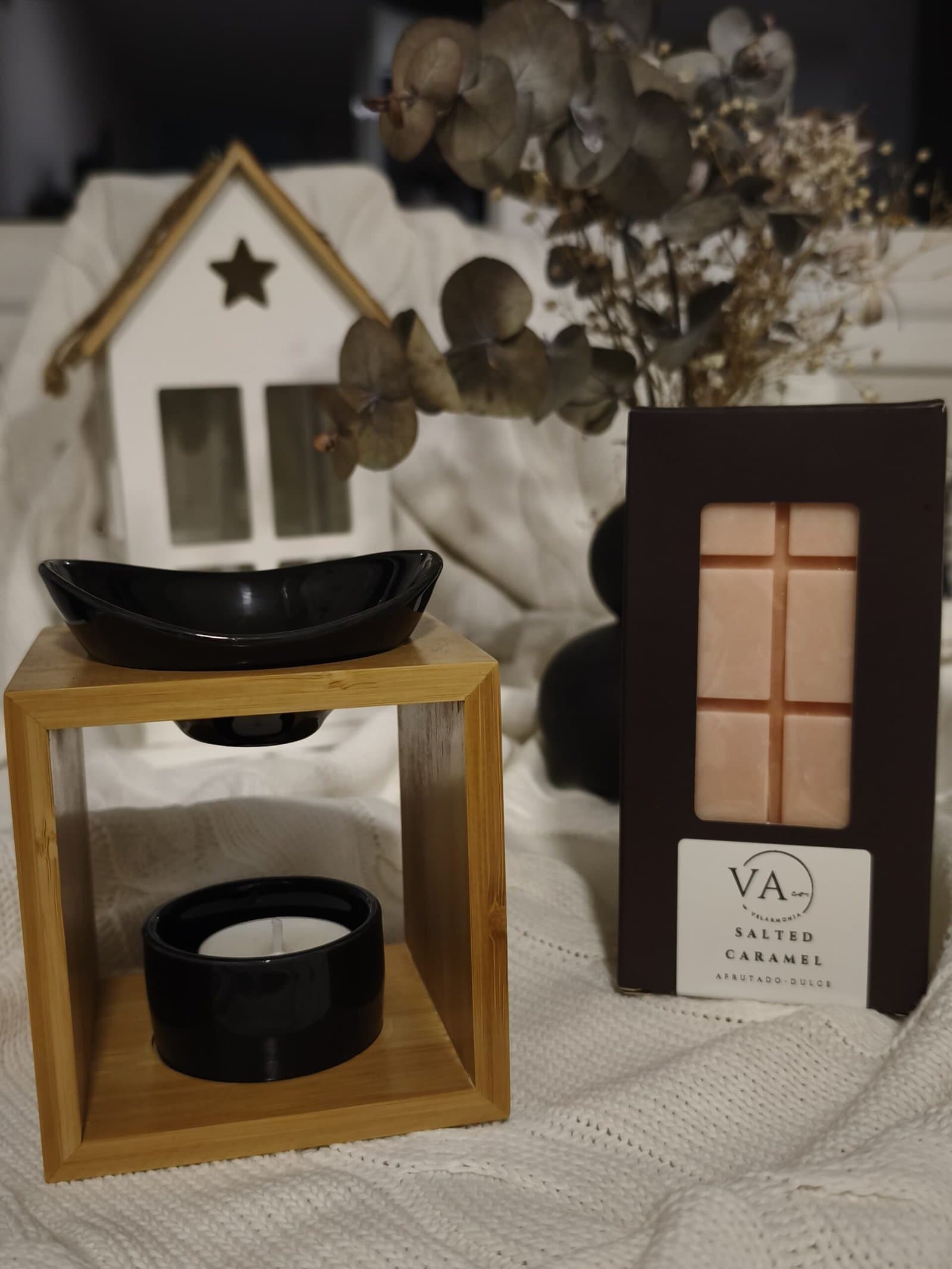 Pack Quemador Cuadro Moderno + Wax Melts