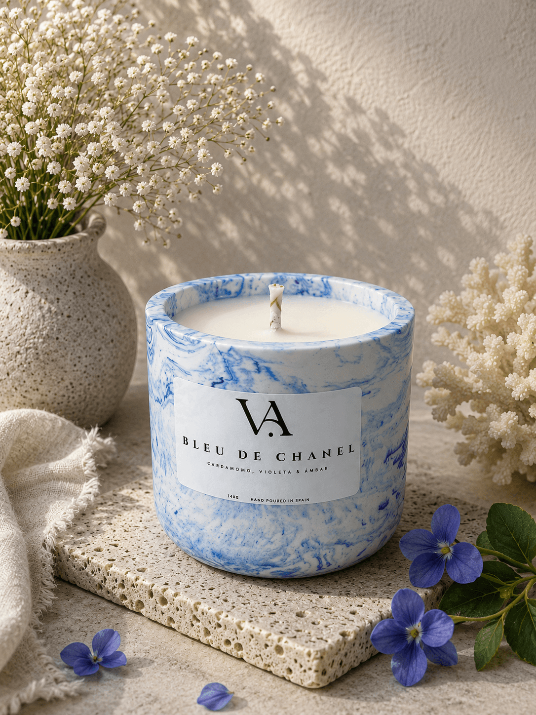 Vela aromática ORIGEN Bleu — Vela abierta