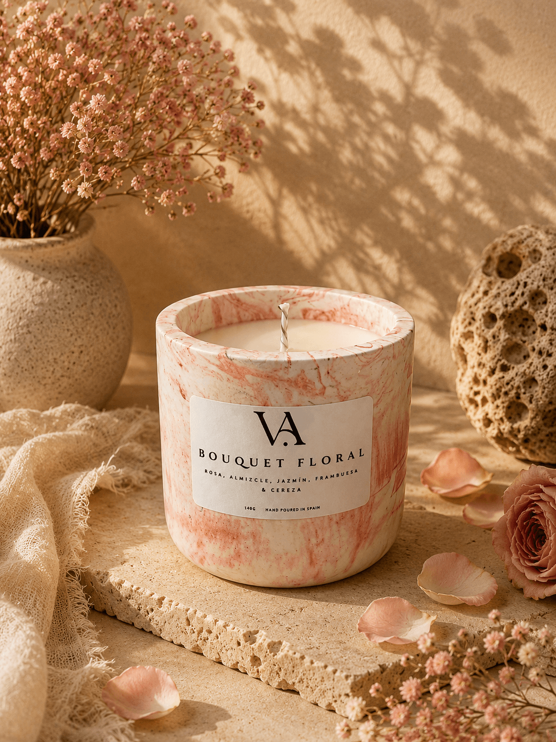 Vela aromática ORIGEN Bouquet Floral — Vela abierta