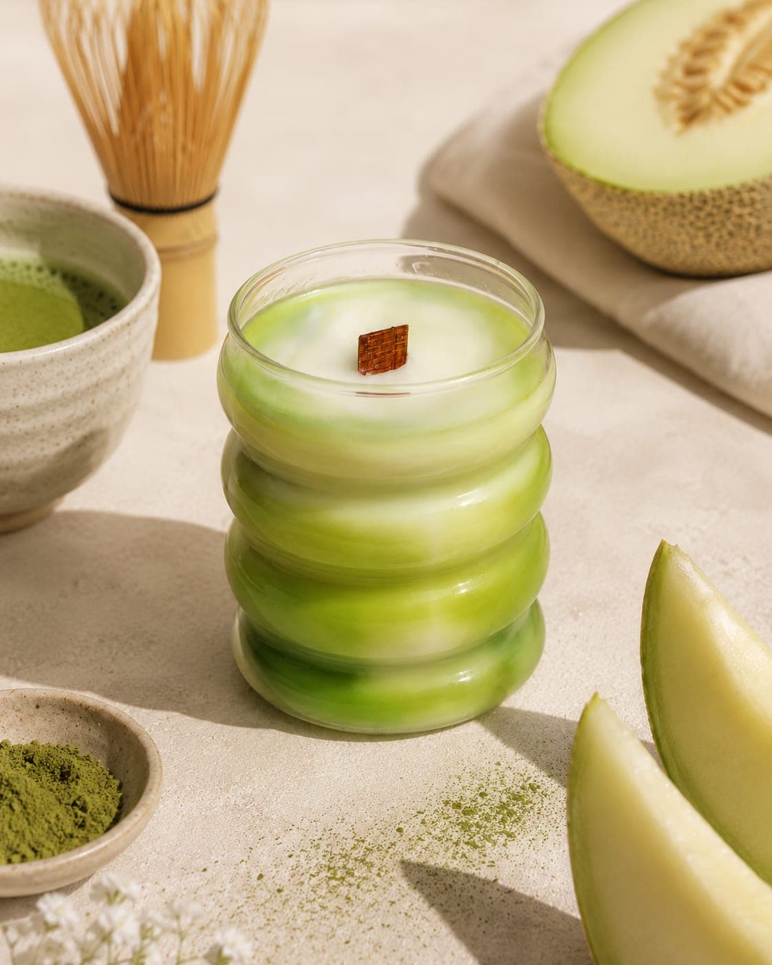 Vela Melon Matcha Latte