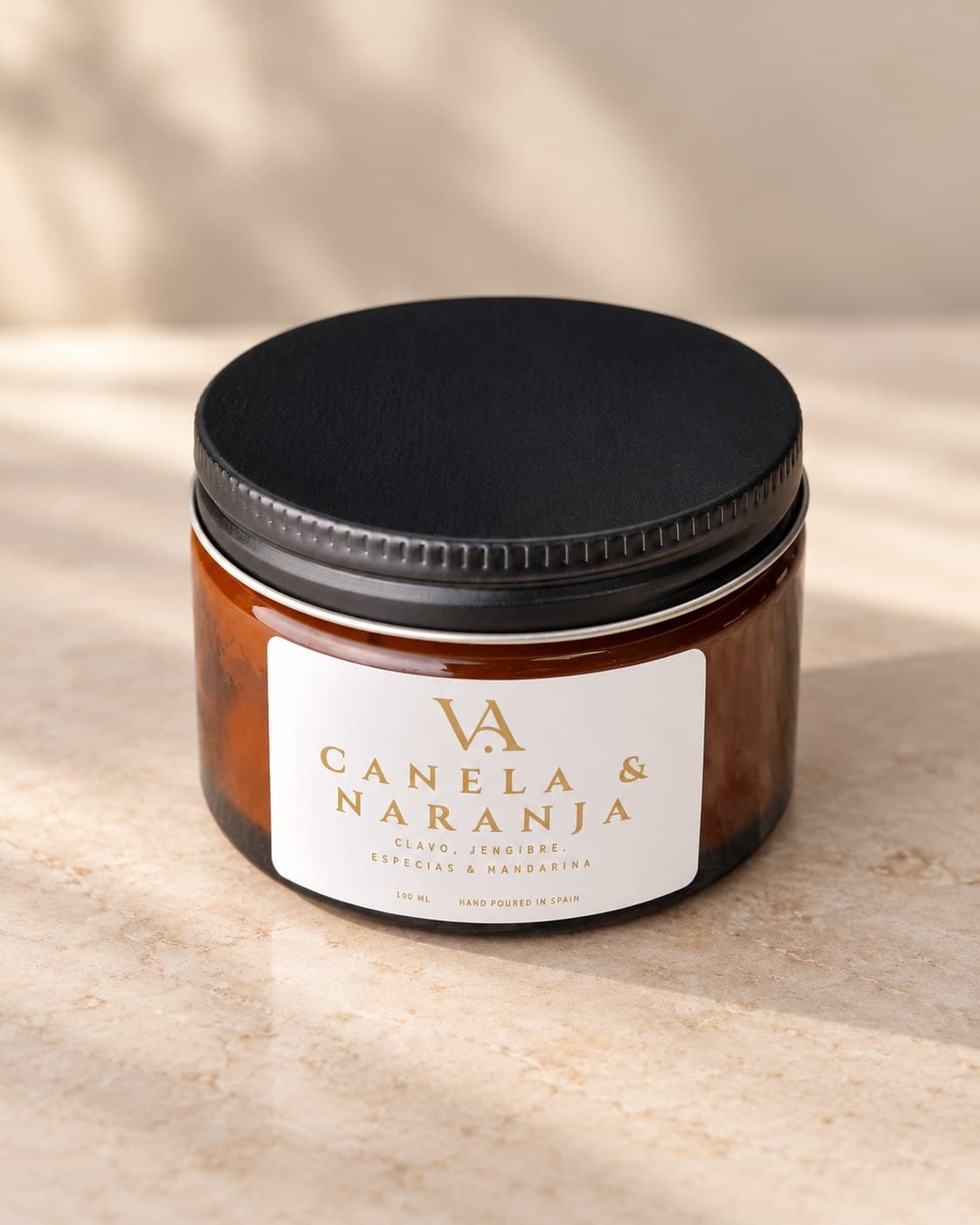 Vela Aromática Canela y Naranja