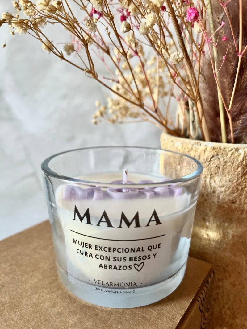 Vela Aromática MOM de Coco y Vainilla | Regalo Día de la Madre - Imagen 2