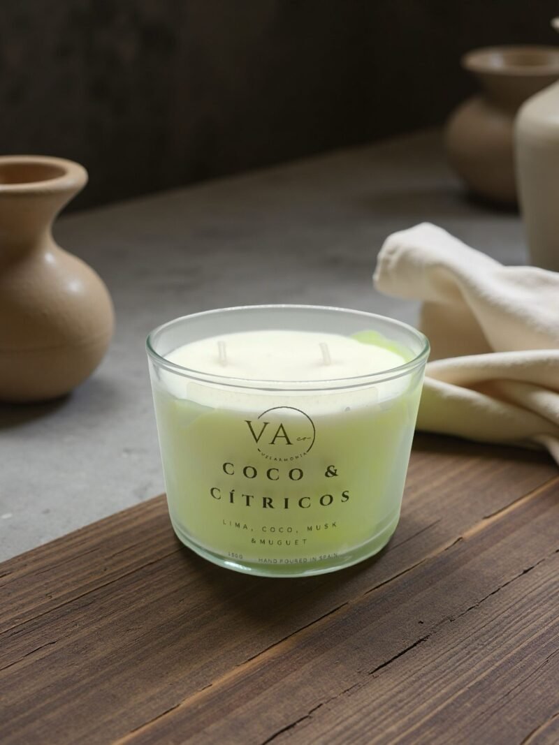 Vela Marmolada – Coco y Cítricos