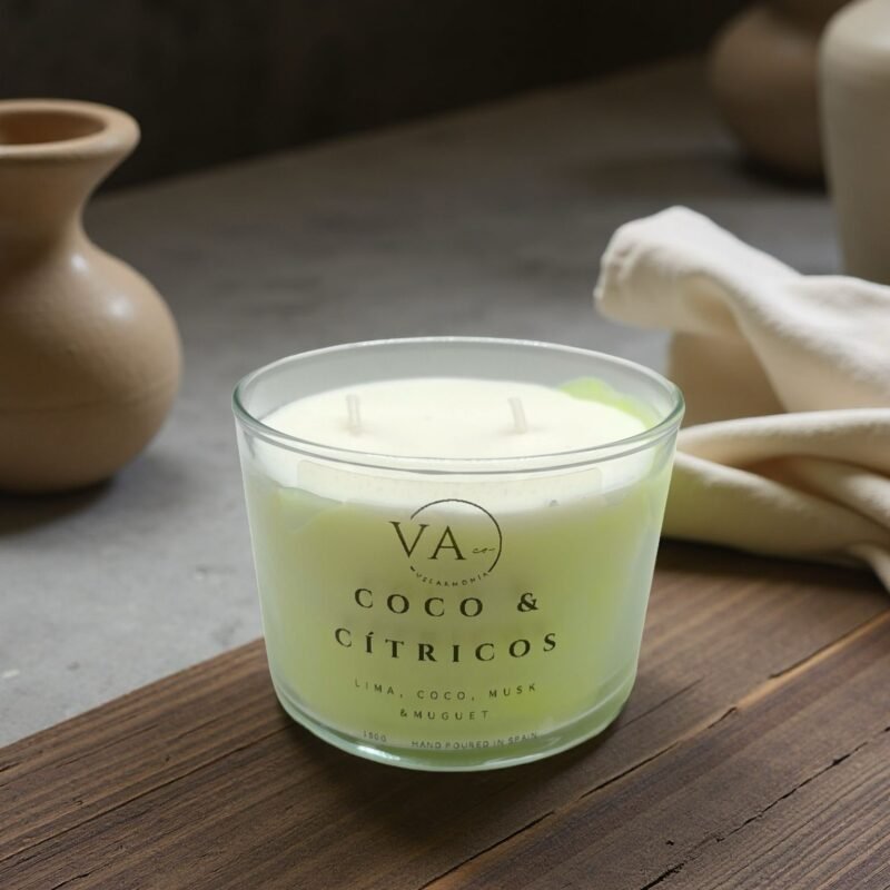 Vela Marmolada – Coco y Cítricos