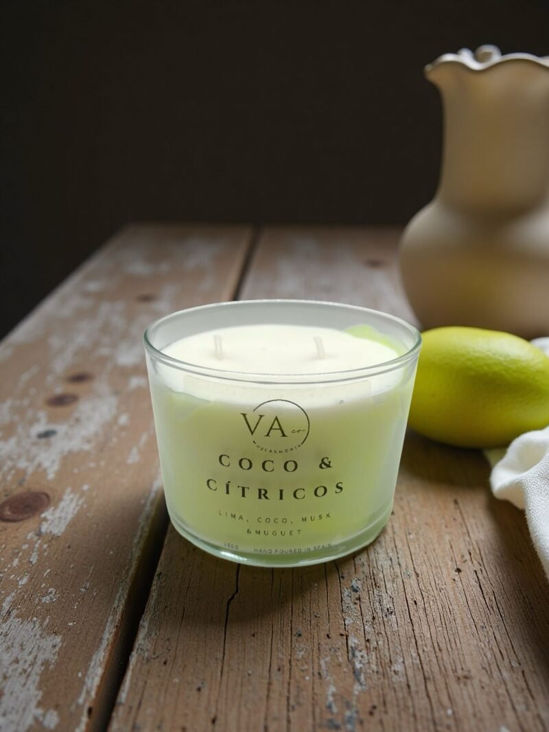 Vela Marmolada – Coco y Cítricos